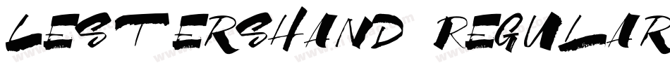 LestersHand Regular字体转换